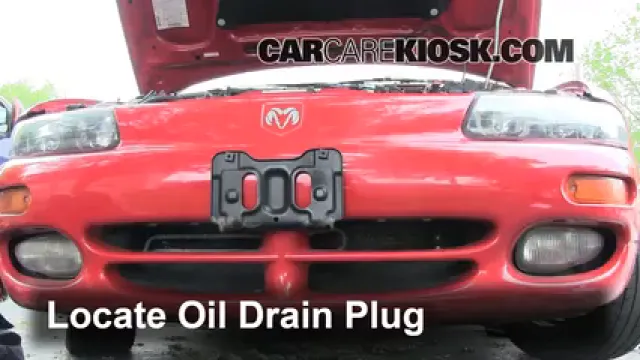 1996 Dodge Avenger ES 2.5L V6 Huile Changer l'huile et le filtre à huile